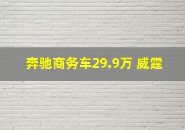 奔驰商务车29.9万 威霆